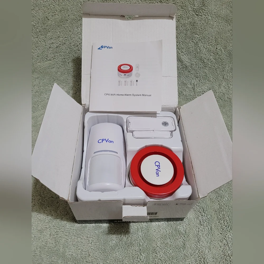Wifi Smart Home Security Protection Alarm Kits Strobe Flash Siren Wireless 433.